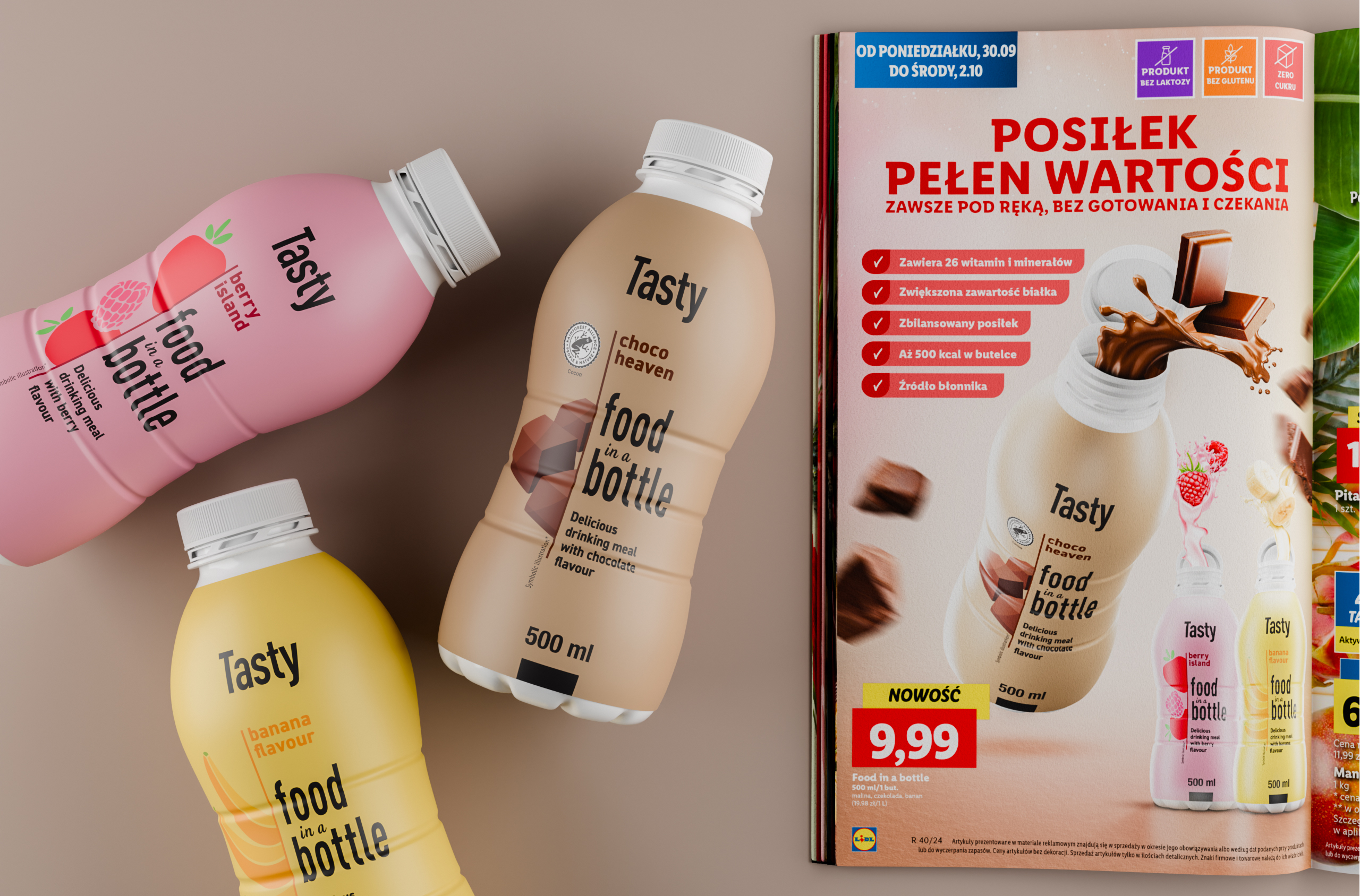 Food in the bottle