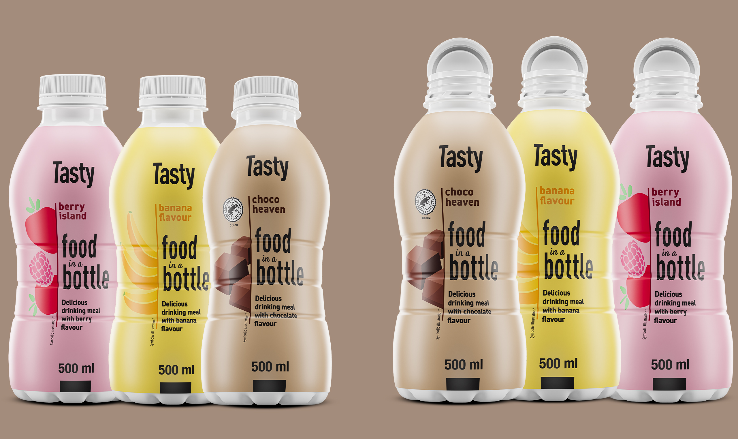 Food in the bottle